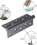 6 Inch Ball Bearing Door Hinges For Heavy Duty Wood Doors Non Mortise With Mounting Hardware Brushed Black Stainless Steel 304