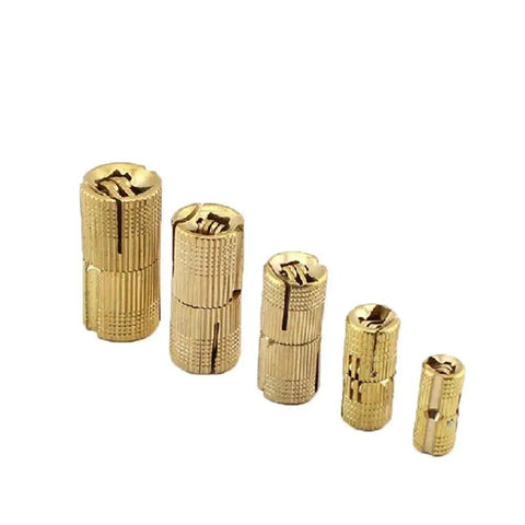 Barrel Hinges Set Of 5 Hidden Hinges For Cabinets And Small Boxes Brass 8mm To 18mm 180 Degree Swing Adjustable Screws