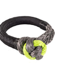 Soft Shackle For Off Road Recovery 30,800 Lbs Breaking Strength, ultra durable synthetic rope with storage bag, detailed view