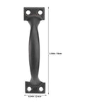 12 Pack 4 Inch Curved Door Pull Handles For Outdoor Warehouse Garage Shed Closet And Cabinet Smooth Burr Free Metal Pull Hardware