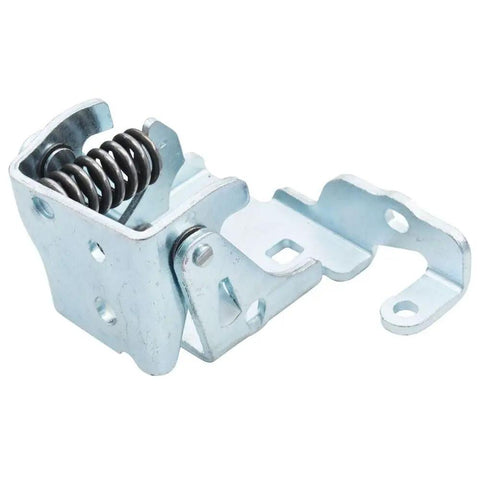 Premium Heavy Duty Chrome Front Lower Door Hinge Pair For Cadillac Escalade 2007 To 2014 showing detailed hinge mechanism.