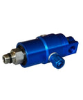 Compact Air Hydraulic Rotary Joint Union 903-120-188 Built Tough For Real-World Use With Smooth Low Resistance Action Metal Construction For Long Life High Reliability Fast Response And Easy Install In Confined Spaces For Industrial Equipment, blue metal rotary joint