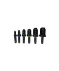 Swaging Tool Drill Bit Set With 1/4 3/8 1/2 5/8 3/4 7/8 Inch Bits High Speed Steel for Metalworking and Auto DIY Projects