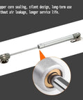Two Pack Soft Close Toy Box Hinges With 100N Gas Strut showcasing copper core sealing for heavy curved lids.