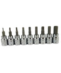 3/8 Inch Hex Bit Socket Set With Sturdy Allen Key Drivers For Rusty Bolts Durable Impact Metric Tool Kit To Save Labor In Tight Spots chrome vanadium sockets