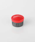 Standard Size Bathroom Faucet Aerators 3 Pack 2.2 Gpm Water Saving Restrictor Inserts with red top and gray base, for smooth flow.