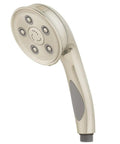 Caspian 2.5 GPM Anystream Hand Shower With 3 Settings, brushed nickel, multi function spray, high flow shower head