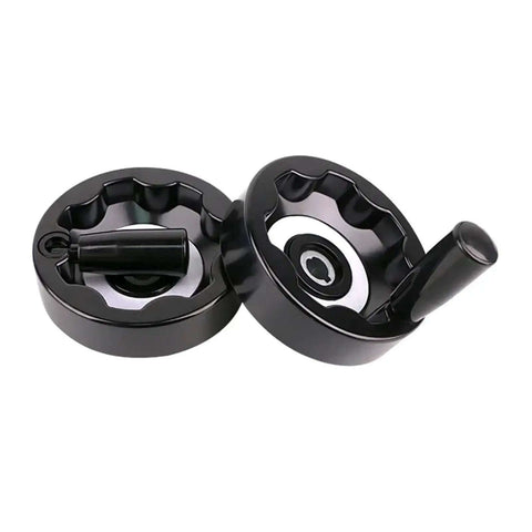 Lathe Wheel Milling Machine Hand Wheel With Folding Alloy Handle From 10 To 20 Cm Rotating Wheel For Precision Milling Beefy Heavy Duty Tool