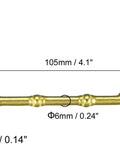 Lock Down Your Setup With This Tough Brass Hook Latch For Gates Cabinets And Windows Featuring Dead Simple Install, 105mm size.