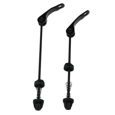 Lightweight Dope Quick Release Bicycle Skewer For Road Mountain And BMX Bikes Easy Install Axle Replacement shown in black