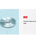 Aluminum bearing for Large Transparent Round Lazy Susan Turntable For Dining Table And Kitchen Glass Surface With Heavy-Duty Alloy