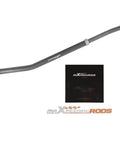 Adjustable Rear Track Bar For Jeep Wrangler TJ 1997 To 2006 Fits 1 To 6 Inch Lift Length Adjusts 31.37 To 34 Inches Direct Replacement To Stop Axle Lateral Movement And Beefed Up Handling For Tough Off Road. black steel adjustable rear track bar with bushings