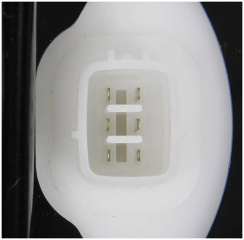 Close-up of the connector for the Direct Drop In Fuel Pump Module Assembly Oe Swap, featuring four gold contacts.