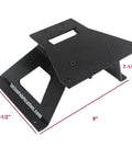 Seven Inch Junior Mount Quick Change Press Swapper Base Built Solid Hardcore Reloaders Plug And Play Adapter shown from the side.