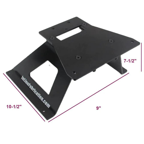 Seven Inch Junior Mount Quick Change Press Swapper Base Built Solid Hardcore Reloaders Plug And Play Adapter shown from the side.