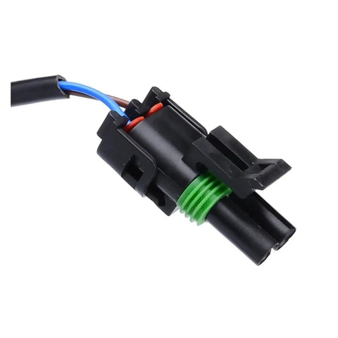 Beefed Up Rotational Speed Sensor For Generators And Diesel Engines, RPM Magnetic Pickup MPU M16x1.5 Replacement Part With Anti Vibration And Interference Resistance, Ideal For Portable Generators And Industrial Machinery. Black wire connector with green seal