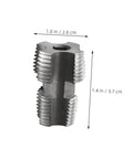 BESPORTBLE PPR PVC Pipe Threading Tool For Electric Drill And Manual Use, 1.0 in steel thread adapter for pipe threading.