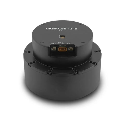 Front view of Servo Reduction Motor With Brake And Dual Encoder Planetary DC Permanent Magnet Motor MG8016E I24B B RS485