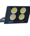 Ultra High Output Led Flood Light Heavy Duty Weather Proof Security Beacon Projector Bulb Beast Mode with 4 yellow lenses.