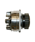 Heavy Duty Engine Water Pump For Nissan Altima And Pathfinder Compatible With 3.5L V6 And 4.0L V6 showing side view with metal components.