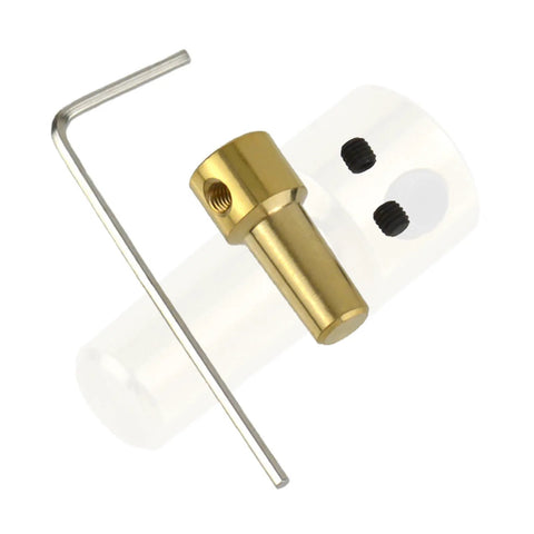 Brass JTO base collet sleeve drill adapter with two set screws and Allen wrench, Amazon
