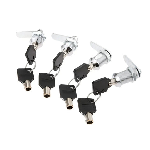 Drawer Tubular Cam Lock Set For Doors, Mailboxes, And Cupboards With Locking Plate, Heavy Duty Furniture Hardware, multiple sizes shown