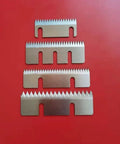 Heavy Duty 10 Pack Carton Sealer Blades With Dual Slot Frame For Semi Automatic Tape Dispensers Precision Ground Carbon Steel Replacement Knives set of four sharp blades