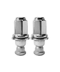 Front view of 4 Piece M12x1.5 Beefy Chrome Wheel Lug Nut And Stud Set For Toyota Cars Like Corolla Camry Celica 4Runner RAV4 Prius Sienna Yaris GX460 ES300 SC400 And More 9094202049