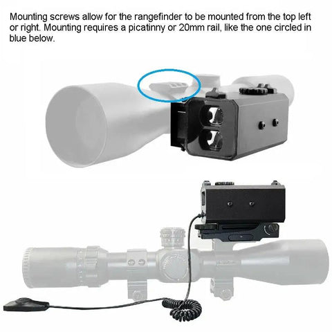 Mini Tactical Laser Rangefinder Dead Nuts Reliable For Field Hunting And Shooting With Legit Precise Yardage Meter Optimally Engineered As Archery Crossbow Sight Mate Finder