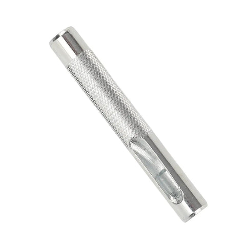 Replaceable Leather Stitching Belt Punch Tool Ten Piece Hole Punch Set With Carbon Steel Blades handle close-up