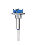 WZFC adjustable carbide hinge-hole drill bit, 30mm, metal shank with blue carbide tip