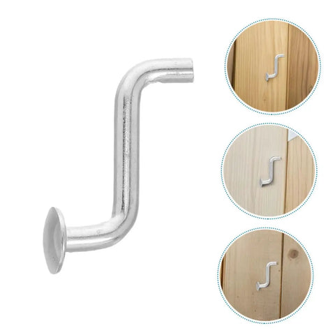 Heavy Duty 30 Pack Pallet Rack Safety Pins And Bolt Locking Clips To Keep Warehouse Shelving Rock Solid And Secure For Industrial Storage And Shop Floor Lockdown, zinc alloy silver hook.