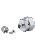 Tube Reducer Compression Union 316L Stainless Steel Pipe Fitting Connector With UNF Nut Lock 2mm To 25mm Size Range