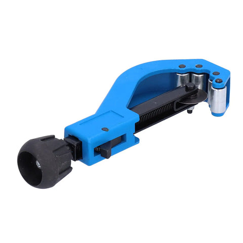 Heavy Duty PVC Tube Cutter With Easy Grip Handle For Effortless Cuts On PVC And Copper Pipes, blue iron and steel design