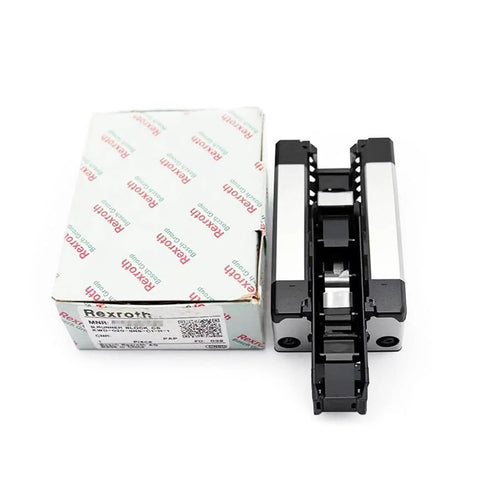 Linear slide block R162211422 single bearing unit compatible with R162219420 R162219422 R162219320 R162219322, front view