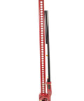 Hi-Lift Jack 48 Inch All Cast Construction HL-485 Heavy Duty Lift with top winch connector clamp, red finish, ideal for off road recovery.