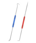 Hella Tough Dual End Metal Scribe Set With Straight Hook And Angled Picks, 230mm hardened steel marking tools