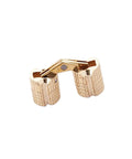 Heavy Duty Brass Concealed Cabinet Hinges Set Cylindrical Barrel Door Hardware 180 Degree Opening Quiet Smooth Operation