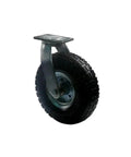 Top Shelf 10 Inch Inflatable Rubber Wheels With Stainless Steel Brackets For Luggage And Hotel Trolley Casters universal fixed design wheel.