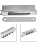 Heavy Duty Magnetic Door Catch 80 Lbs 304 Stainless Steel Cabinet Latch with silver finish and strong magnetic hold