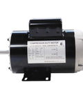 Compressor duty motor by Better Electric Motor Co., 56-frame, 3.7HP, 230V, black with mounting base.