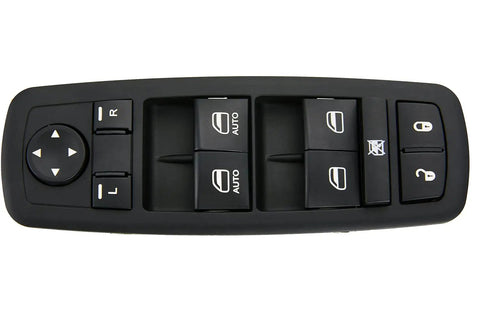 Master Power Window Switch For Dodge Ram 1500 2500 3500 2009 2010 2011 2012 Driver Side Green Light Direct Fit Replacement