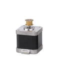 Drop-In X-Axis Motor Replacement For Kobra S1 3D Printer - Reliable Drive For Smooth Print Head Motion Durable Cost-Effective 3D Printer Parts That Keep Prints Consistent And Precise. Black metal stepper motor with gold pulley