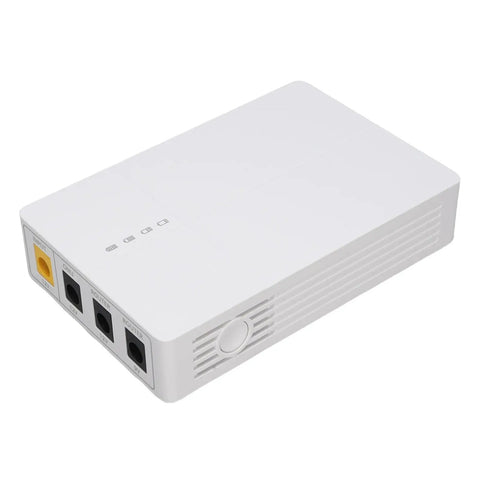 Rock Steady Mini Ups Power Bank Keeps Your Router And Modem Pumping Smooth Through Power Blackouts With A Beefy 6000Mah Reserve For Up To Five Hours Of Worry Free Internet Access Plug And Play Magic