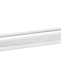 18 Inch ADA Bath Grab Bar In Polished Chrome, Angular Modern Decorative Design With Concealed Mounting, 1 1/4 Inch Bar Diameter.