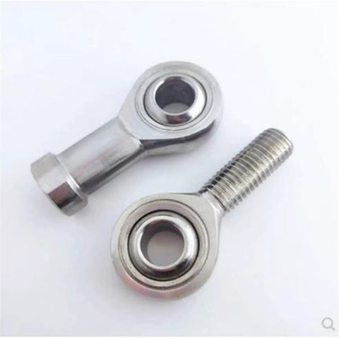 Stainless Steel Rod End Bearing With Female To SA Male Thread, Ball Head Universal Joint For Machinery Tools And Automation, M5