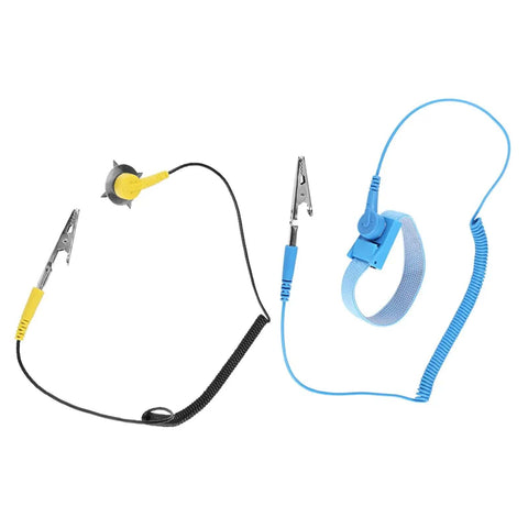 Anti Static Wrist Strap With Grounding Wire And ESD Mat Set For Phone Repair, Computer And Electronics Workstations