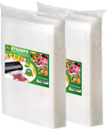Two packs of 200 Pcs 6x10 Inch BPA Free Vacuum Sealer Bags Precut For All Vacuum Sealer Machines Keeps Food Fresh Three To Six Times Longer