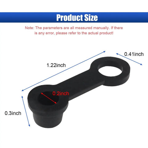 Top Shelf Brake Bleeder Screw Caps And Rubber Dust Covers With Keeper Designed For Hassle Free Auto Service On Trucks Cars And Bikes Fifty Pack Of Durable Heat Resistant Seals 1.22 x 0.41 Inch Dimensions