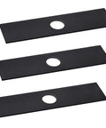 3 Pack 8 Inch By 2 Inch Edger Blades With 1 Inch Center Hole Fits Stihl Ego Echo Ryobi Kobalt Edgers Plus More Replacement 720237001 41337134101 613223 69601552632 metal blades